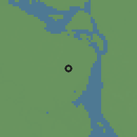 Shaded relief of the 58 km around Bhedarganj, drawn from the GMTED2010 grid