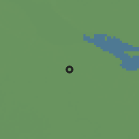 Shaded relief of the 58 km around Char Bhadrasan, drawn from the GMTED2010 grid
