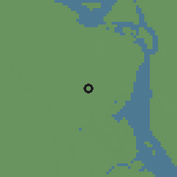 Shaded relief of the 58 km around Damudya, drawn from the GMTED2010 grid