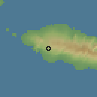 Shaded relief of the 59 km around Safaatoa, drawn from the GMTED2010 grid