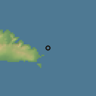 Shaded relief of the 59 km around Saleapaga, drawn from the GMTED2010 grid