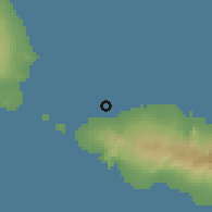Shaded relief of the 59 km around Satuimalufilufi, drawn from the GMTED2010 grid