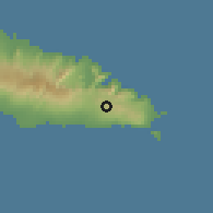 Shaded relief of the 59 km around Siuniu, drawn from the GMTED2010 grid
