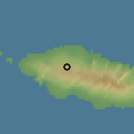Shaded relief of the 59 km around Aleisa East, drawn from the GMTED2010 grid