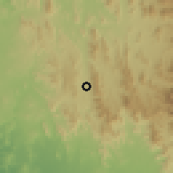 Shaded relief of the 59 km around Bah̨r Abū Sukaynah, drawn from the GMTED2010 grid