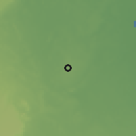 Shaded relief of the 57 km around Buqayq, drawn from the GMTED2010 grid