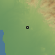 Shaded relief of the 59 km around Maslīyah, drawn from the GMTED2010 grid