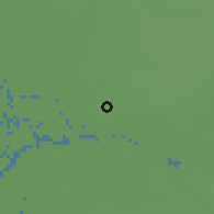Shaded relief of the 59 km around Gandiaye, drawn from the GMTED2010 grid