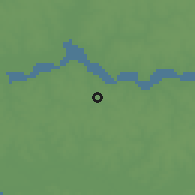 Shaded relief of the 60 km around Goudomp, drawn from the GMTED2010 grid