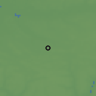 Shaded relief of the 59 km around Ndoffane, drawn from the GMTED2010 grid