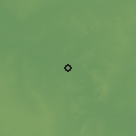 Shaded relief of the 59 km around Diawara, drawn from the GMTED2010 grid
