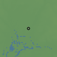 Shaded relief of the 59 km around Fatick, drawn from the GMTED2010 grid