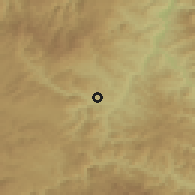 Shaded relief of the 52 km around Ivanča, drawn from the GMTED2010 grid