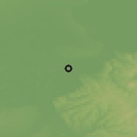 Shaded relief of the 52 km around Jakovo, drawn from the GMTED2010 grid
