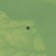 Shaded relief of the 52 km around Kolari, drawn from the GMTED2010 grid