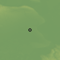 Shaded relief of the 52 km around Nova Pazova, drawn from the GMTED2010 grid