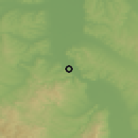 Shaded relief of the 52 km around Novo Miloševo, drawn from the GMTED2010 grid