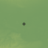 Shaded relief of the 52 km around Ogar, drawn from the GMTED2010 grid