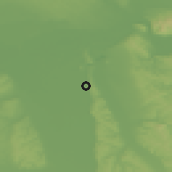 Shaded relief of the 52 km around Požarevac, drawn from the GMTED2010 grid