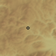 Shaded relief of the 52 km around Rajčilovci, drawn from the GMTED2010 grid