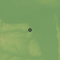 Shaded relief of the 52 km around Ralja, drawn from the GMTED2010 grid