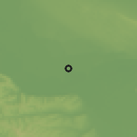 Shaded relief of the 52 km around Skorenovac, drawn from the GMTED2010 grid
