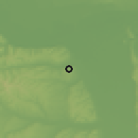 Shaded relief of the 52 km around Vrbovac, drawn from the GMTED2010 grid