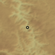 Shaded relief of the 52 km around Zavinograđe, drawn from the GMTED2010 grid