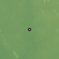 Shaded relief of the 60 km around Bumpeh, drawn from the GMTED2010 grid