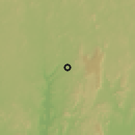 Shaded relief of the 60 km around Jaiama-Sewafe, drawn from the GMTED2010 grid