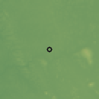 Shaded relief of the 60 km around Lunsar, drawn from the GMTED2010 grid