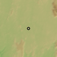 Shaded relief of the 60 km around Nemeseidu, drawn from the GMTED2010 grid