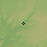 Shaded relief of the 60 km around Pandebu-Tokpombu, drawn from the GMTED2010 grid