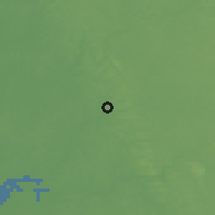 Shaded relief of the 60 km around Port Loko, drawn from the GMTED2010 grid