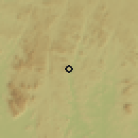 Shaded relief of the 60 km around Seidu, drawn from the GMTED2010 grid