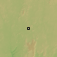 Shaded relief of the 60 km around Yengema, drawn from the GMTED2010 grid