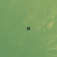 Shaded relief of the 60 km around Zimmi, drawn from the GMTED2010 grid
