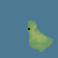 Shaded relief of the 60 km around Speightstown, drawn from the GMTED2010 grid