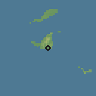 Shaded relief of the 59 km around Phillipsburg, drawn from the GMTED2010 grid
