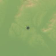 Shaded relief of the 50 km around Alekšince, drawn from the GMTED2010 grid