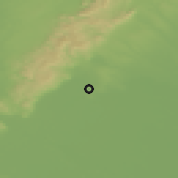 Shaded relief of the 50 km around Chorvátsky Grob, drawn from the GMTED2010 grid