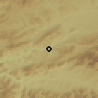 Shaded relief of the 50 km around Dlhá nad Oravou, drawn from the GMTED2010 grid