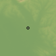 Shaded relief of the 50 km around Dolný Ohaj, drawn from the GMTED2010 grid