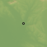 Shaded relief of the 50 km around Dvory nad Žitavou, drawn from the GMTED2010 grid