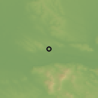 Shaded relief of the 50 km around Bátorove Kosihy, drawn from the GMTED2010 grid