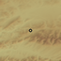 Shaded relief of the 50 km around Habovka, drawn from the GMTED2010 grid