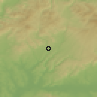 Shaded relief of the 50 km around Hontianske Nemce, drawn from the GMTED2010 grid