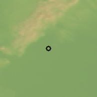 Shaded relief of the 50 km around Ivanka pri Dunaji, drawn from the GMTED2010 grid