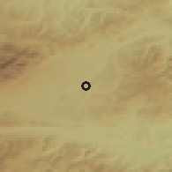 Shaded relief of the 50 km around Kežmarok, drawn from the GMTED2010 grid