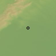 Shaded relief of the 50 km around Biel, drawn from the GMTED2010 grid